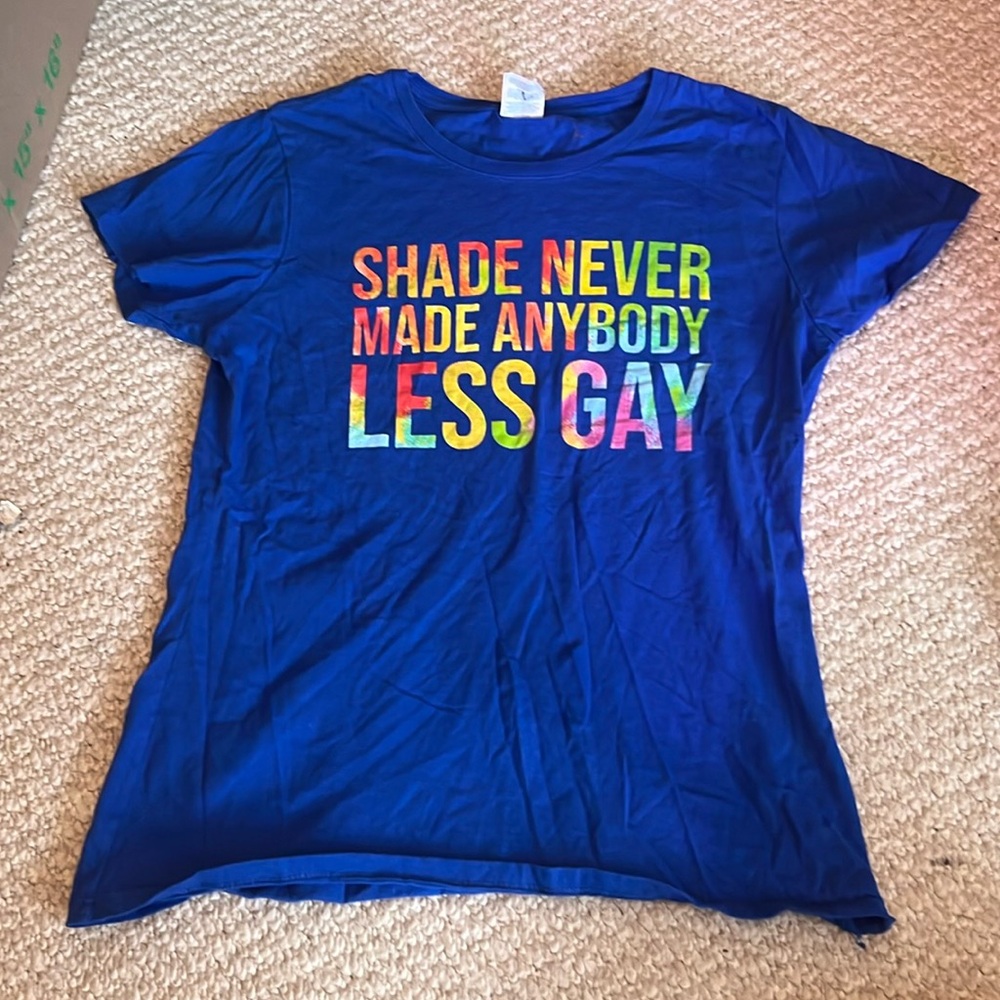 “Shade Never Made Anybody Less Gay” Taylor Swift-Inspired Gay Pride T-Shirt